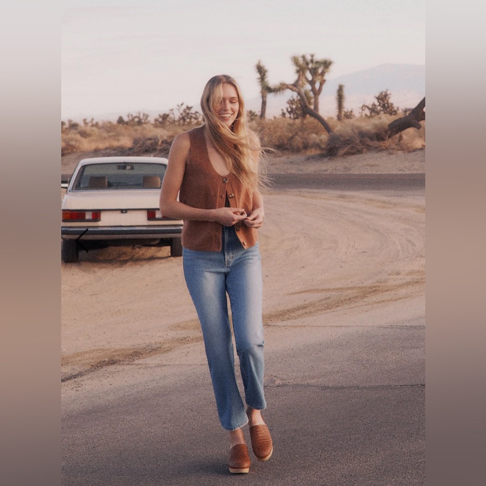 Madewell Perfect Vintage Straight Jean in Montville Wash Size 26